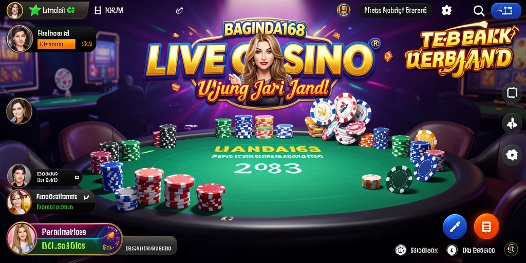 Screenshot dari LIVE gameplay BAGINDA168 dengan dealer profesional.