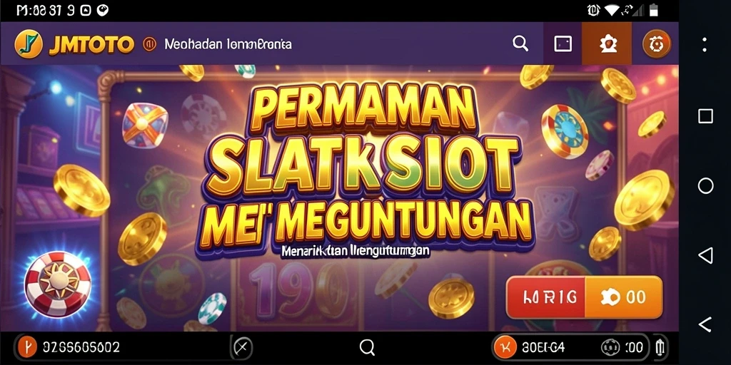 Screenshot dari gameplay Slot yang mendebarkan di JMTOTO.