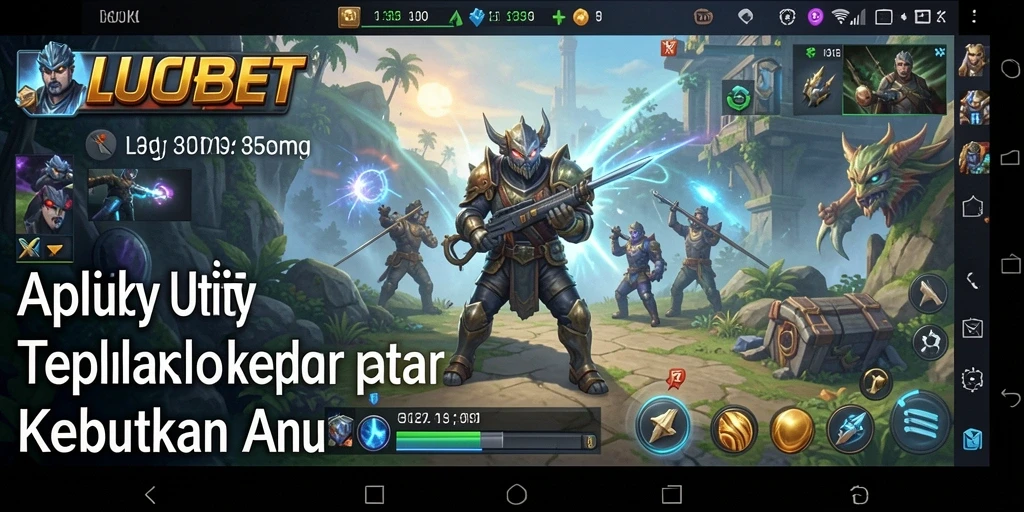 Tampilan aplikasi LUCUBET yang memudahkan pengelolaan aktivitas harian.