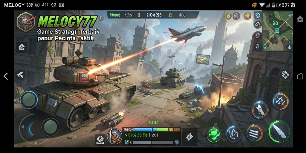 Tampilan gameplay <strong>MELODY77</strong> yang menegangkan dengan strategi mendalam.