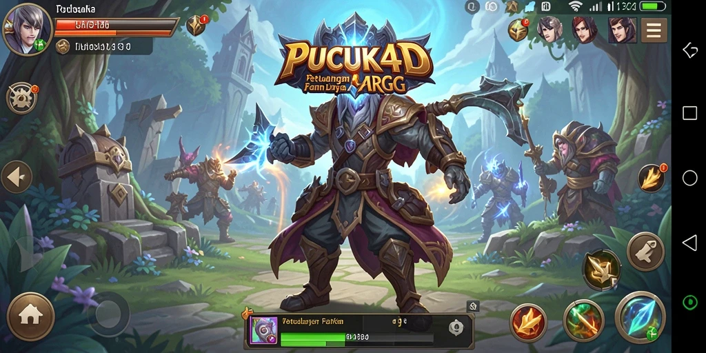 Tampilan gameplay seru PUCUK4D dalam pertempuran ARPG.