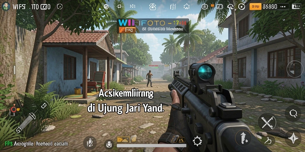 Screenshot WIFITOTO menampilkan aksi seru dalam pertempuran FPS.